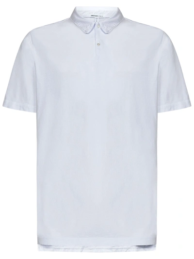 Shop James Perse Polo Shirt In Bianco