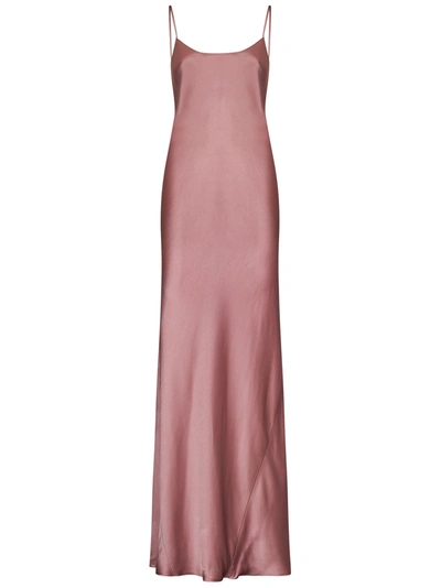 Shop Victoria Beckham Cami Long Dress In Rosa