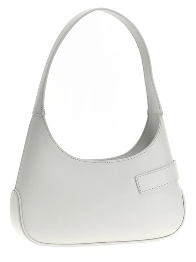 Shop Ferragamo 'archive' Medium Shoulder Bag In White