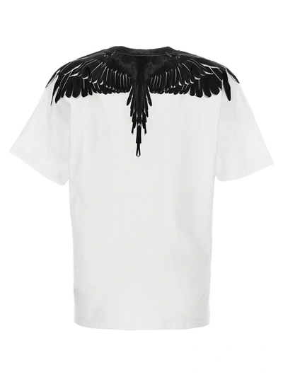 Shop Marcelo Burlon County Of Milan 'icon Wings' T-shirt In White/black