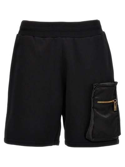 Shop Moschino 'archive' Bermuda Shorts In Black