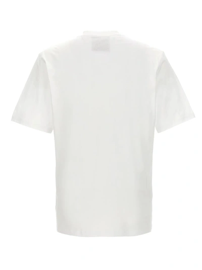 Shop Moschino 'archive Teddy' T-shirt In White