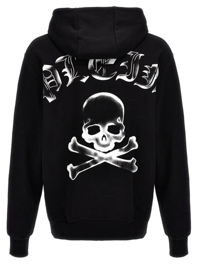 Shop Philipp Plein 'skull&bones' Hoodie In Black