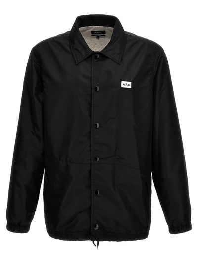 Shop Apc A.p.c. 'aleksi' Jacket In Black