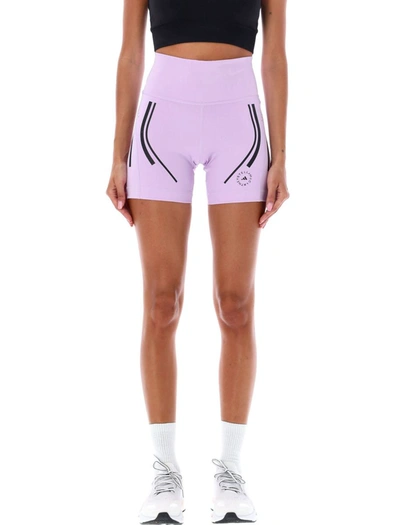 Shop Adidas By Stella Mccartney Active Shorts In Purple Glow
