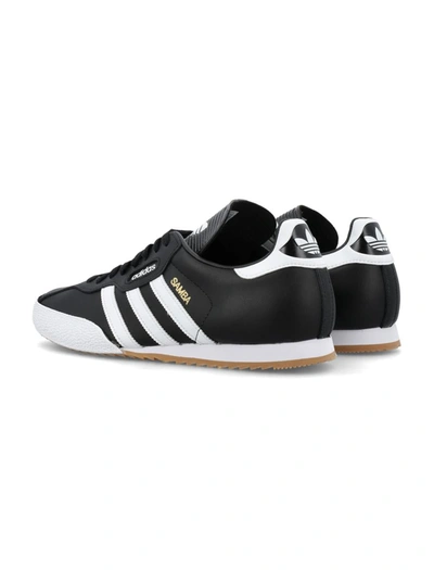 Shop Adidas Originals Samba Super Sneakers In Black/ftwhite/black