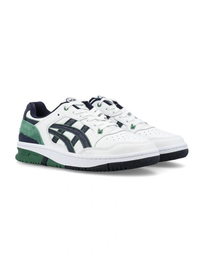 Shop Asics Ex89 Low-top Sneakers In White/midnight