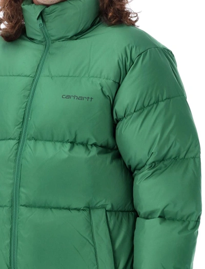 Shop Carhartt Wip Springfield Jacket In Aspen Green