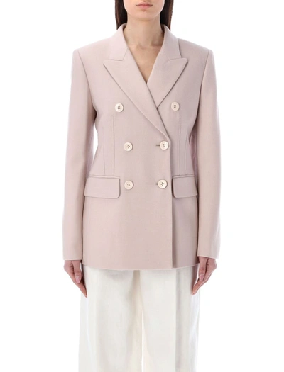 Shop Chloé Double-breasted Blazer In Light Pink