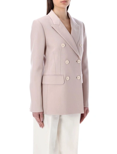 Shop Chloé Double-breasted Blazer In Light Pink