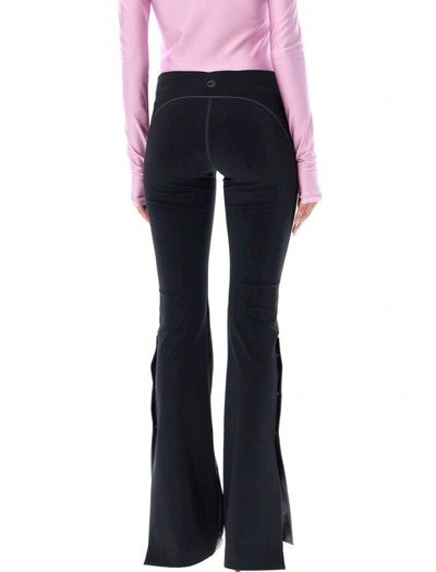 Shop Coperni Flared Paneled Pants In Black