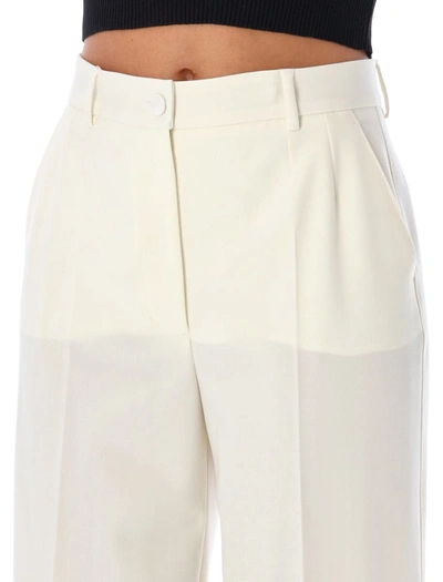 Shop Dolce & Gabbana Formal Pants In White