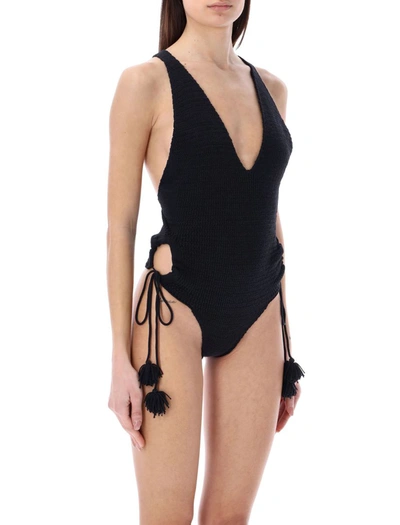 Shop Elou Lin Swimsuit In Black