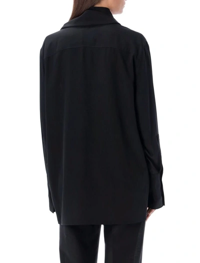 Shop Givenchy Lavallier Shirt In Black
