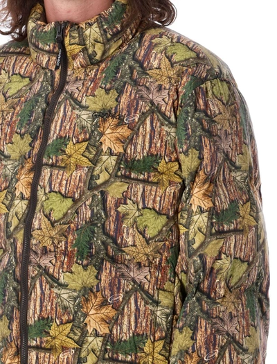 Shop Gramicci Down Puffer Jacket In Leaf Camo