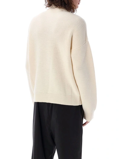 Shop Heron Preston Hpny Roll Neck Sweater In Ivory