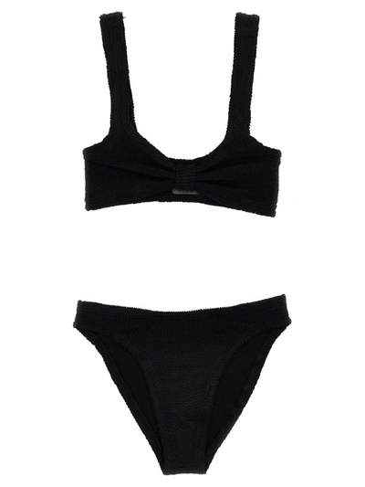 Shop Hunza G 'bonnie' Bikini In Black