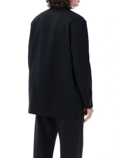 Jil Sander Black Regular Solid Shirt In Black