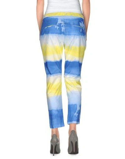 Shop Msgm 3/4-length Shorts In Azure