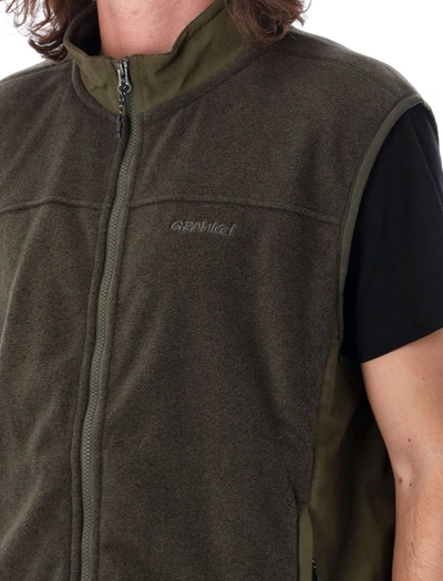 Shop Gramicci Polartec Vest In Olive