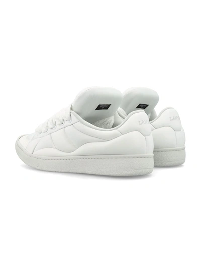 Shop Lanvin Curb Xl Low Top Sneakers In White
