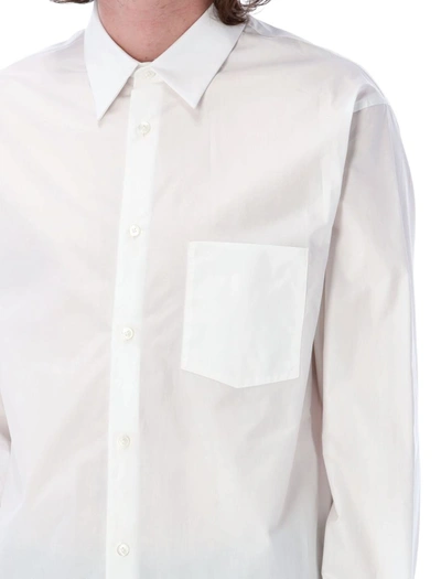 Shop Lanvin Patch Pocket Shirt In White