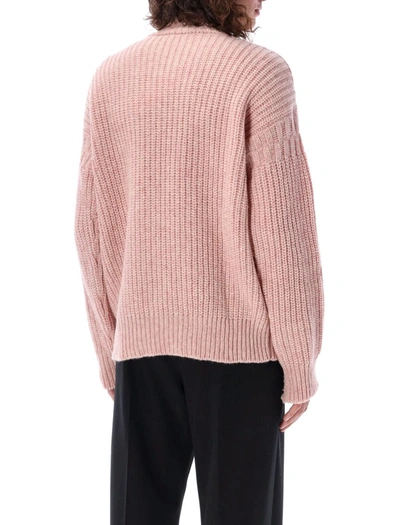 Shop Marni High-neck Knit Sweater In Pink