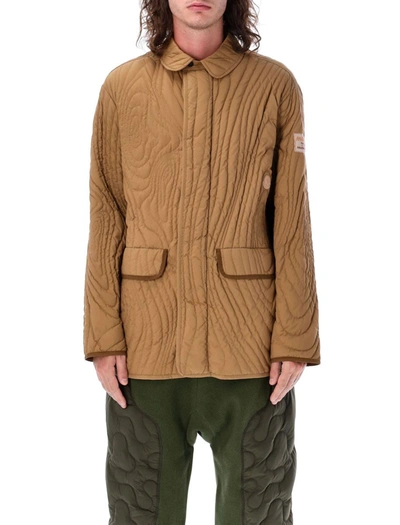 Shop Moncler Genius Harter-heighway Short Down Jacket In Brown