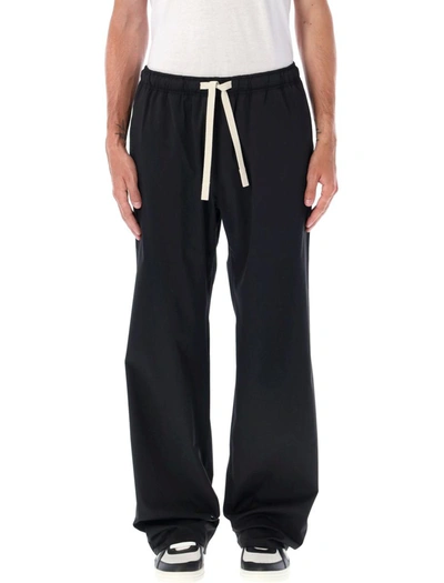 Shop Palm Angels Pa Monogram Pants In Black