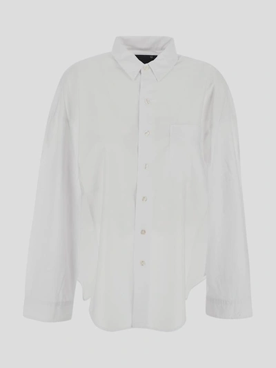 Shop R13 Boxy Button-up Shirt In White