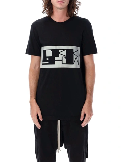 Shop Rick Owens Drkshdw Level T T-shirt In Black/pearl
