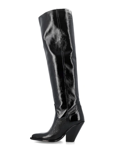 Shop Sonora Acapulco Naplack Over-the-knee Boots In Black