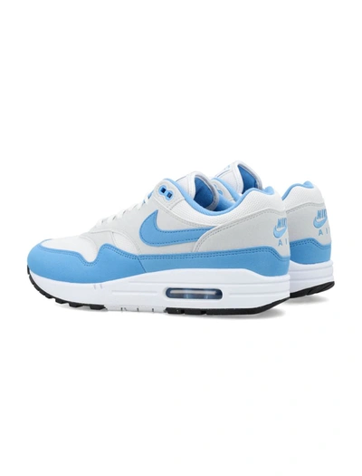Shop Nike Air Max 1 In White University Blue