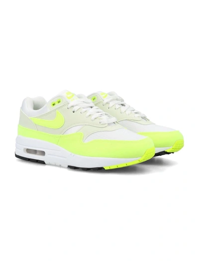 Shop Nike Air Max 1 '87 Woman Sneaker In White/volt