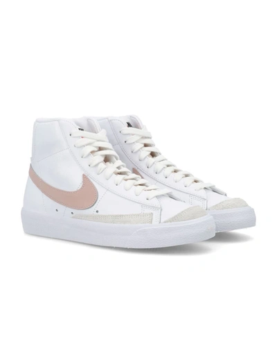 Shop Nike Blazer Mid '77 Women In White/pink Oxford