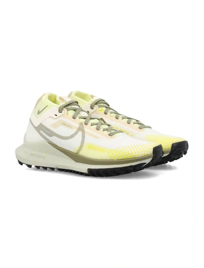 Nike React Pegasus Trail 4 Gore-tex® Waterproof Running Shoe In Pale Ivory/neutral Olive-luminous G