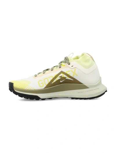 Nike React Pegasus Trail 4 Gore-tex® Waterproof Running Shoe In Pale Ivory/neutral Olive-luminous G