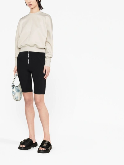 Off-white Logo-print Shorts In Black