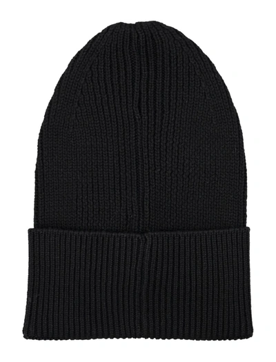 Shop Palm Angels Sketchy Beanie In Black White