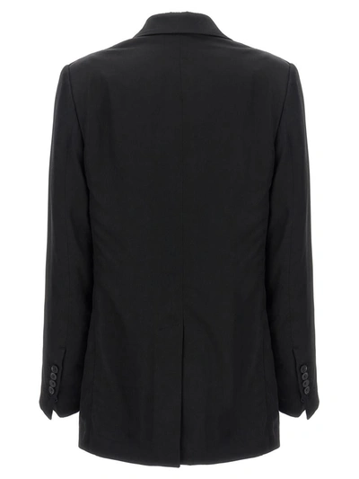 Shop Tom Ford Double-breasted Blazer In Black