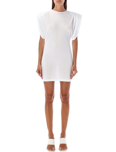 Shop Wardrobe.nyc Sheath Mini Dress In White