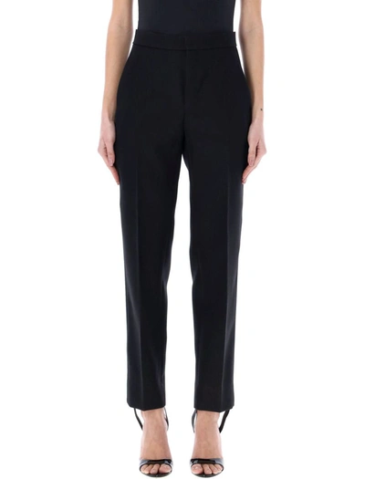 Shop Wardrobe.nyc Tuxedo Trousers In Black