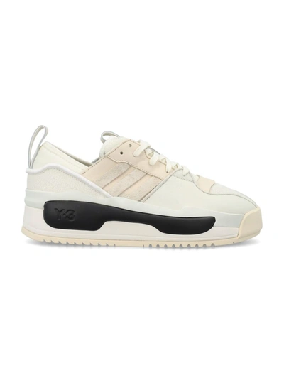 Shop Y-3 Adidas Rivalry Sneakers In Off White