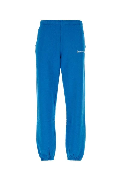 Shop Sporty And Rich Sporty & Rich Pants In Blue