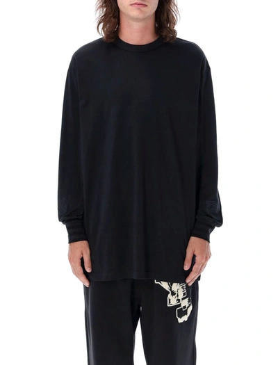 Shop Y-3 Gfx Long-sleeved T-shirt In Black