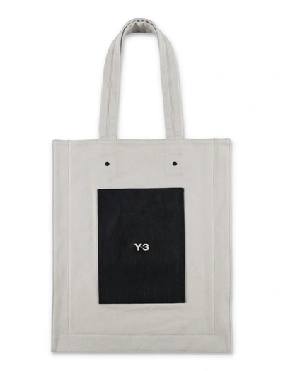 Shop Y-3 Adidas Luxe Tote Bag In Talk