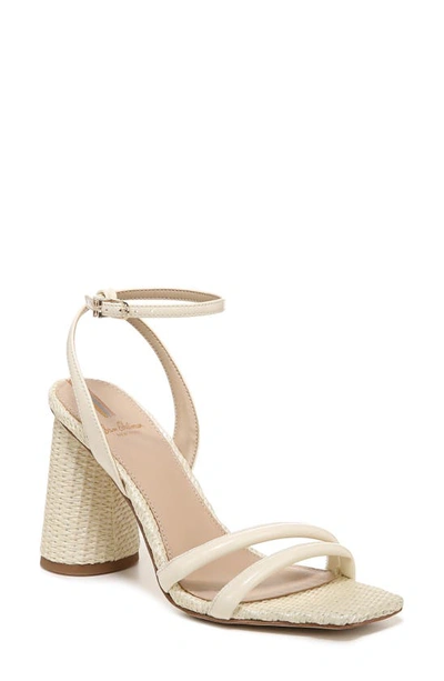 Sam Edelman Kia Womens Strappy Ankle Strap Heel Sandals In Porcelain