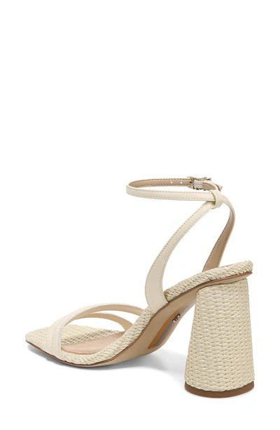 Sam Edelman Kia Womens Strappy Ankle Strap Heel Sandals In Porcelain