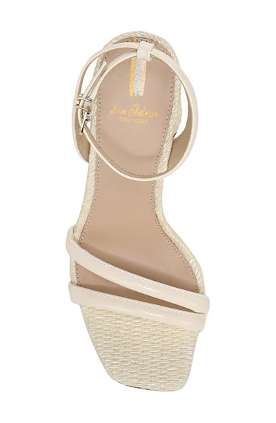 Sam Edelman Kia Womens Strappy Ankle Strap Heel Sandals In Porcelain