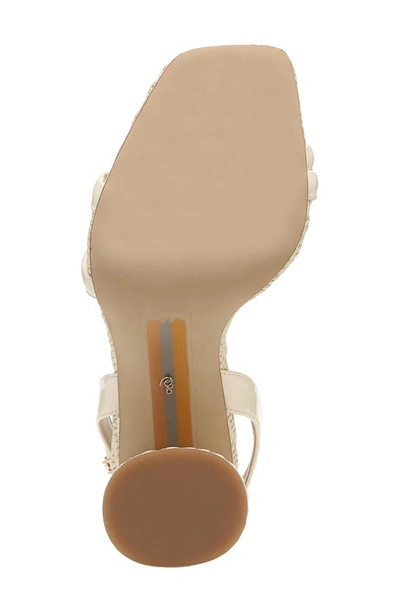 Sam Edelman Kia Womens Strappy Ankle Strap Heel Sandals In Porcelain